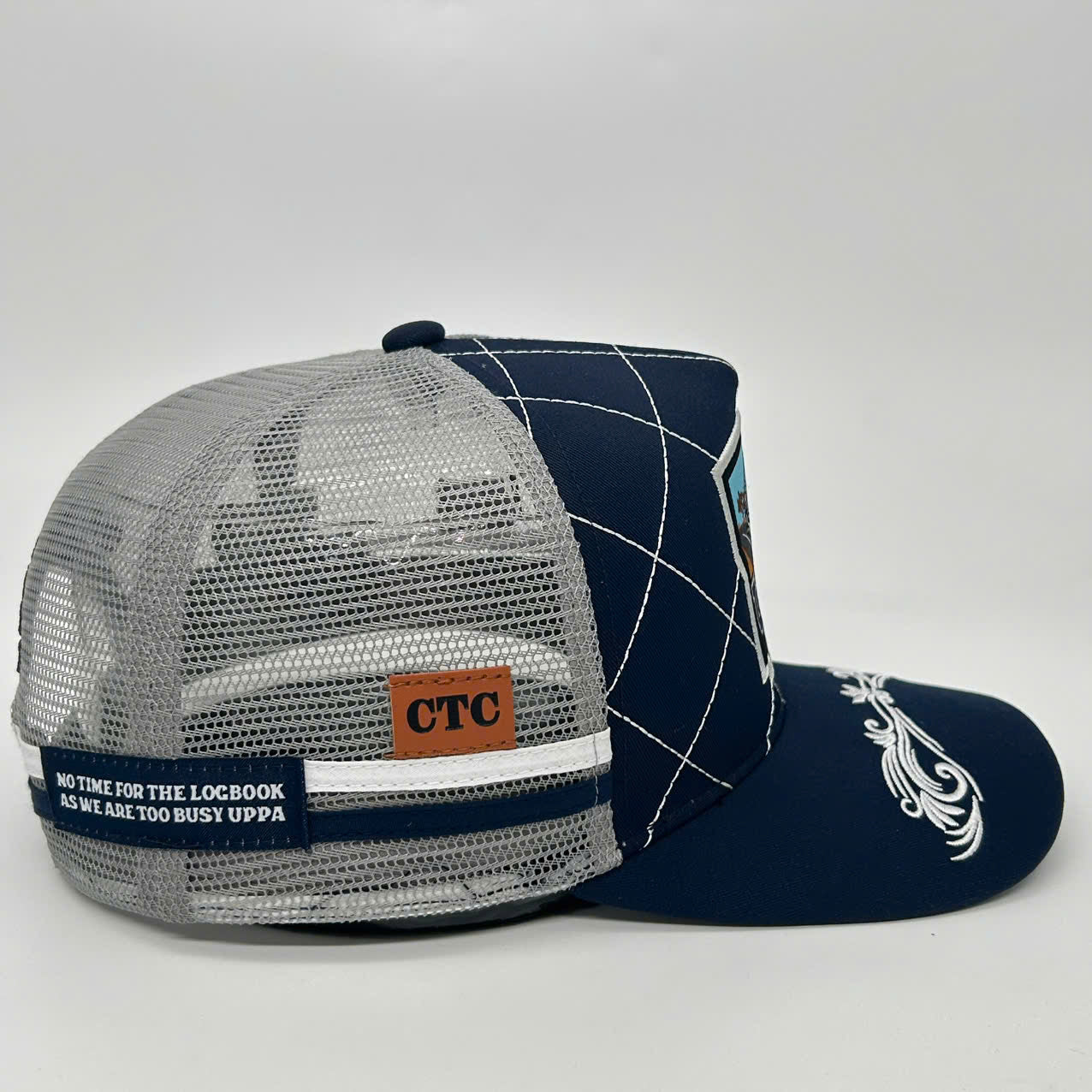 UPPA TRANSPORT NAVY TRUCKER CAP