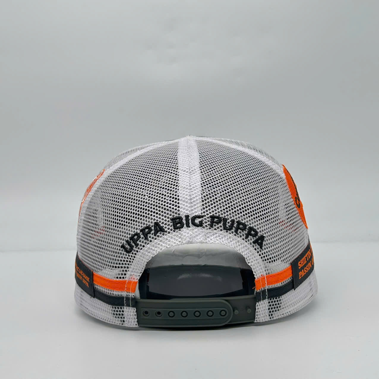 UPPA CHARCOAL GREY ORANGE TRUCKER CAP