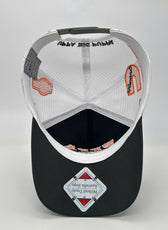 UPPA CHARCOAL GREY ORANGE TRUCKER CAP