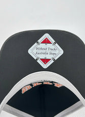 UPPA CHARCOAL GREY ORANGE TRUCKER CAP