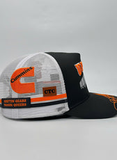 UPPA CHARCOAL GREY ORANGE TRUCKER CAP