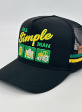 I'M A SIMPLE MAN TRUCKER CAP