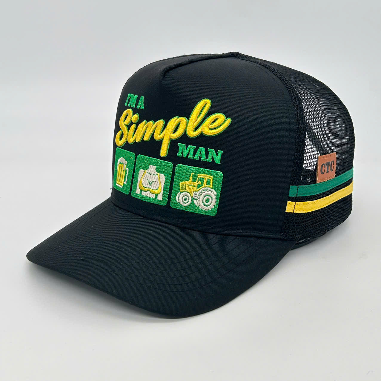 I'M A SIMPLE MAN TRUCKER CAP