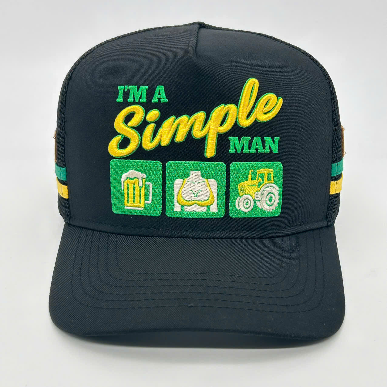 I'M A SIMPLE MAN TRUCKER CAP