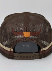 TRUCKER CAP LONGHORN BRAUN