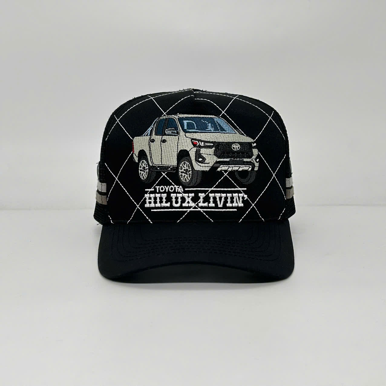LUX LIVIN BLACK TRUCKER CAP