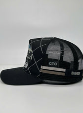 LUX LIVIN BLACK TRUCKER CAP
