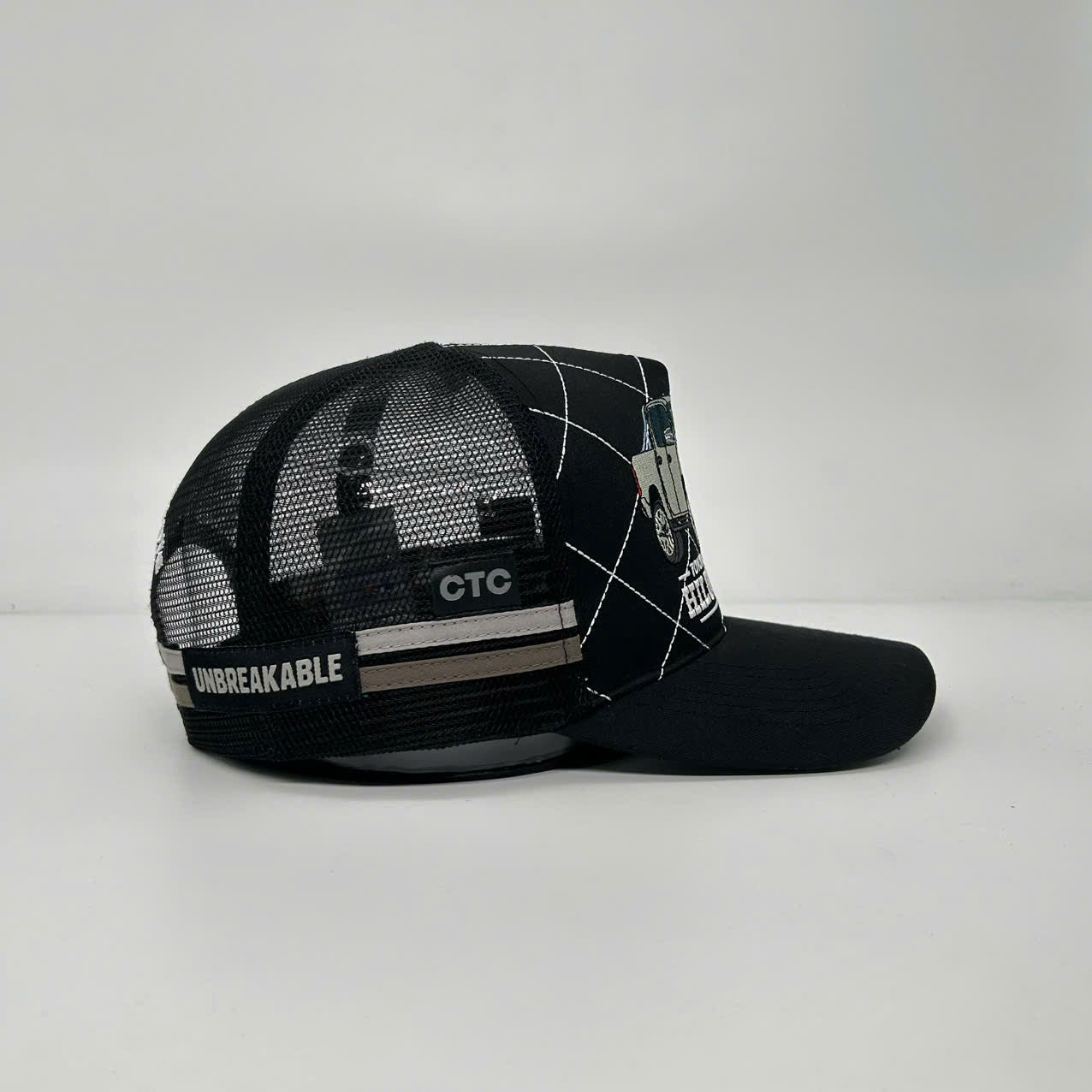LUX LIVIN BLACK TRUCKER CAP