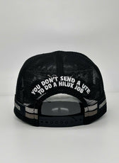 LUX LIVIN BLACK TRUCKER CAP