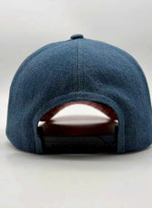 POLKA DOT DENIM TRUCKER CAP