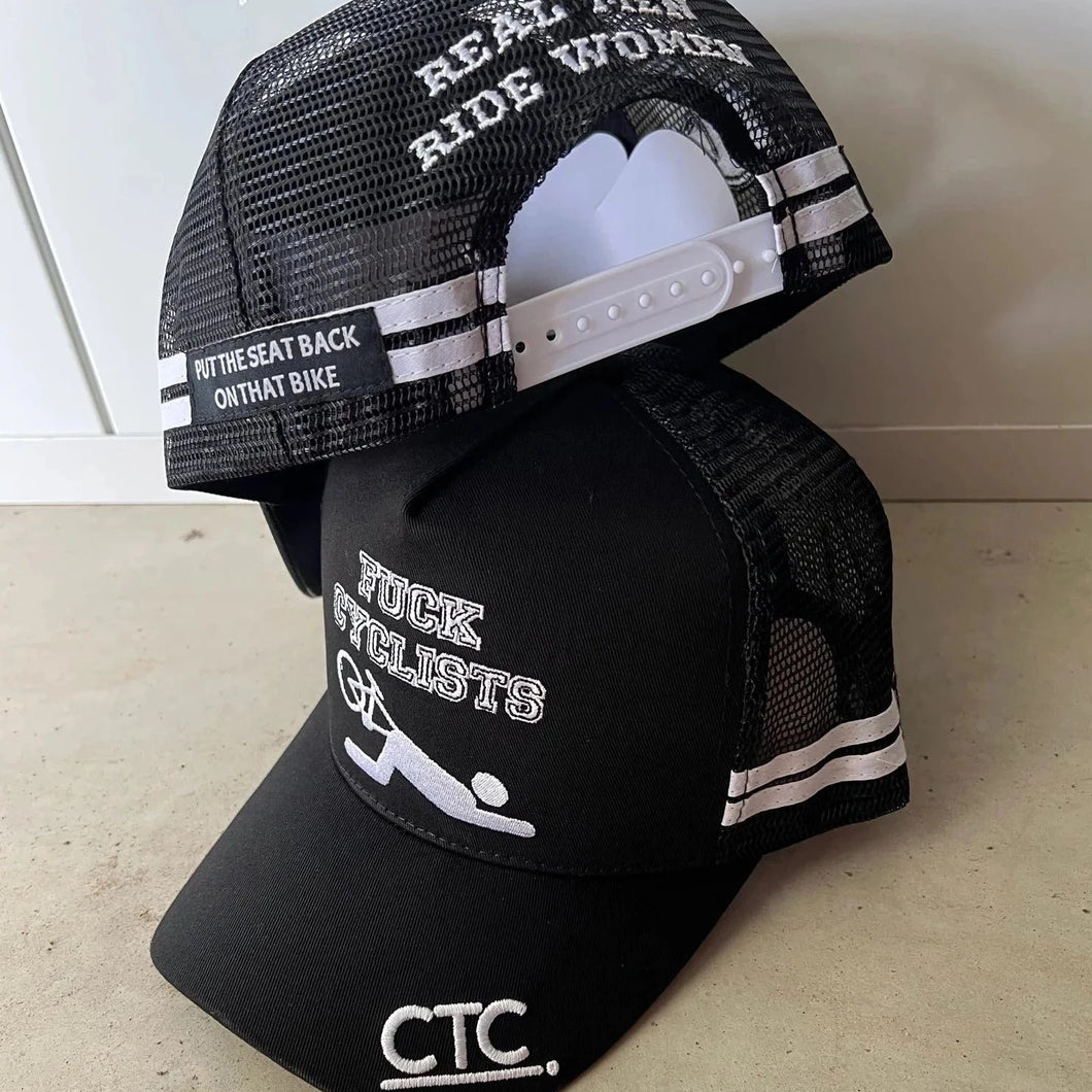 CTC FUCK CYCLISTS TRUCKER CAP
