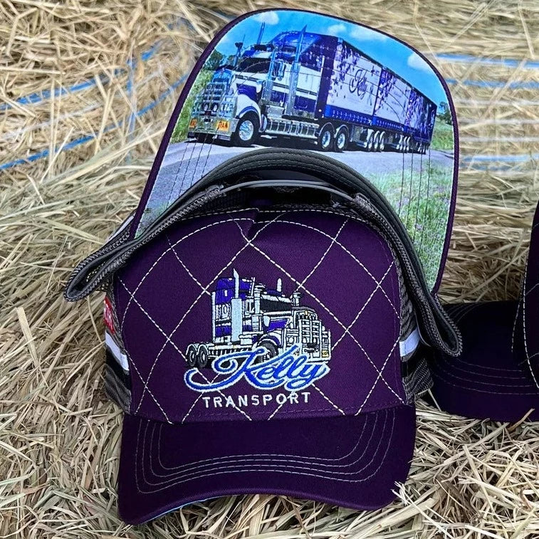 KELLY TRANSPORT TRUCKER CAP - PURPLE – The Country Companies