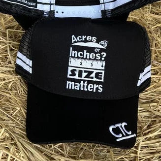 ACRES OR INCHES TRUCKER CAP