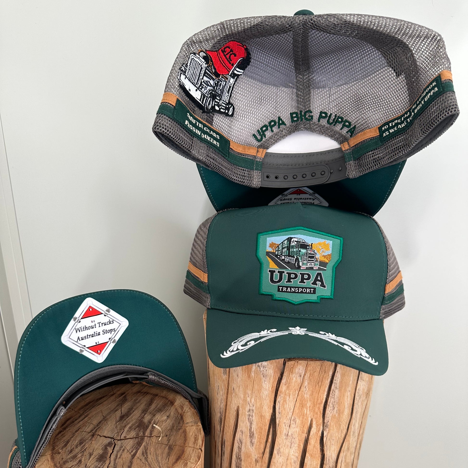 UPPA TRUCKER CAP EMERALD GREEN – The Country Companies